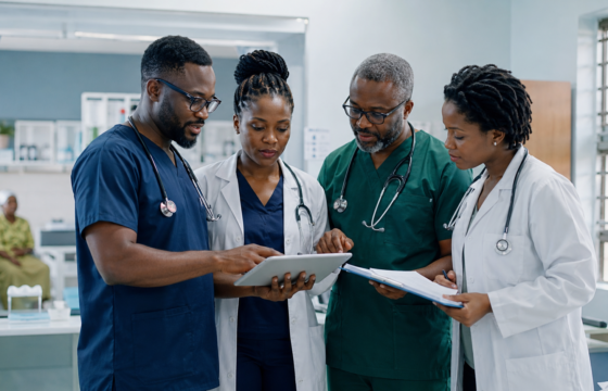 Nigerian healthcare professionals supporting diaspora health collaboration