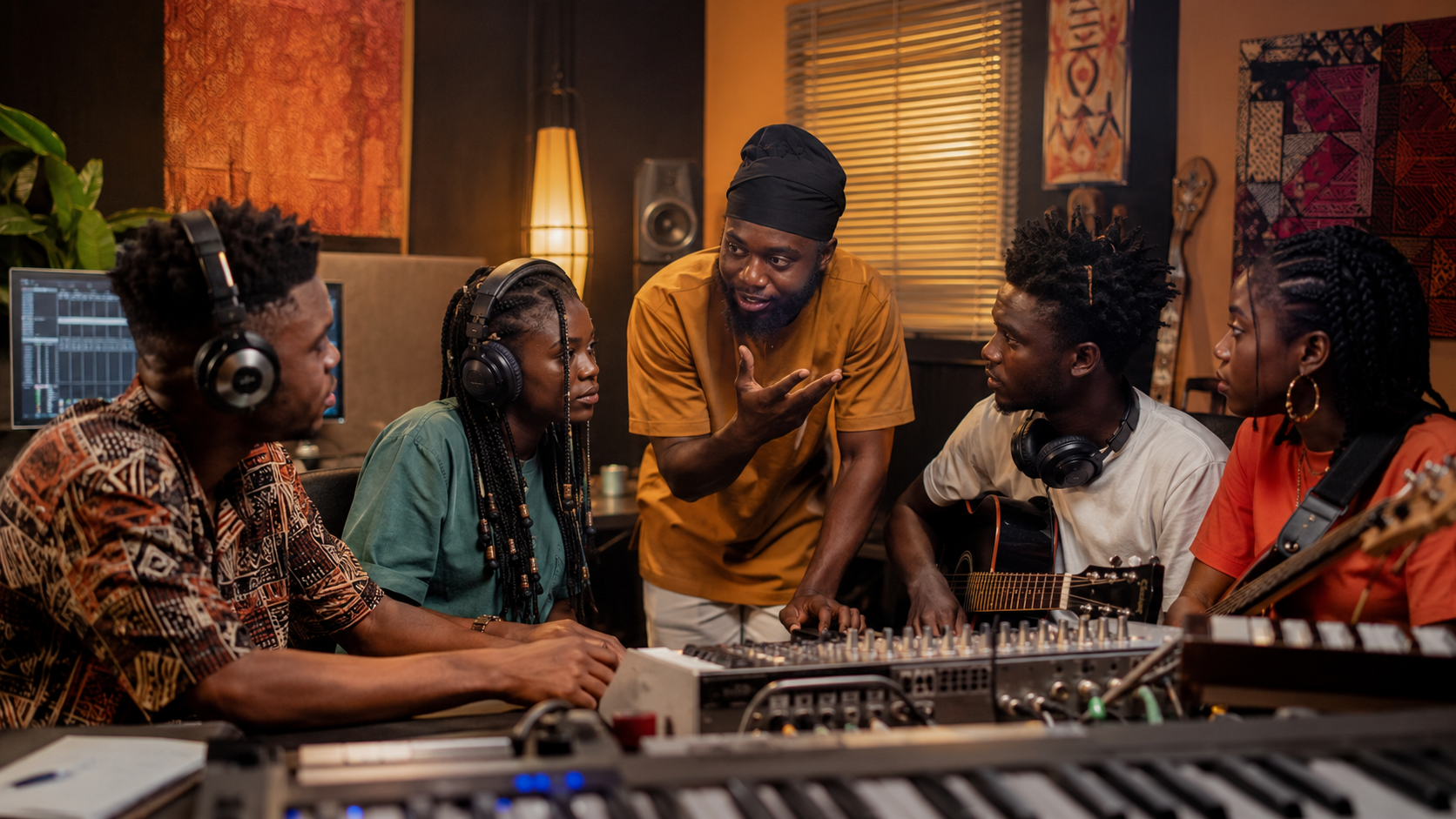 Nigerian music students pursuing global creative opportunities