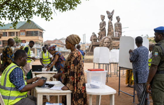 Voters and election officials preparing for the 2026 Osun State governorship election